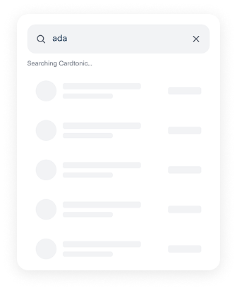 Skeleton loading state matching the real row shape