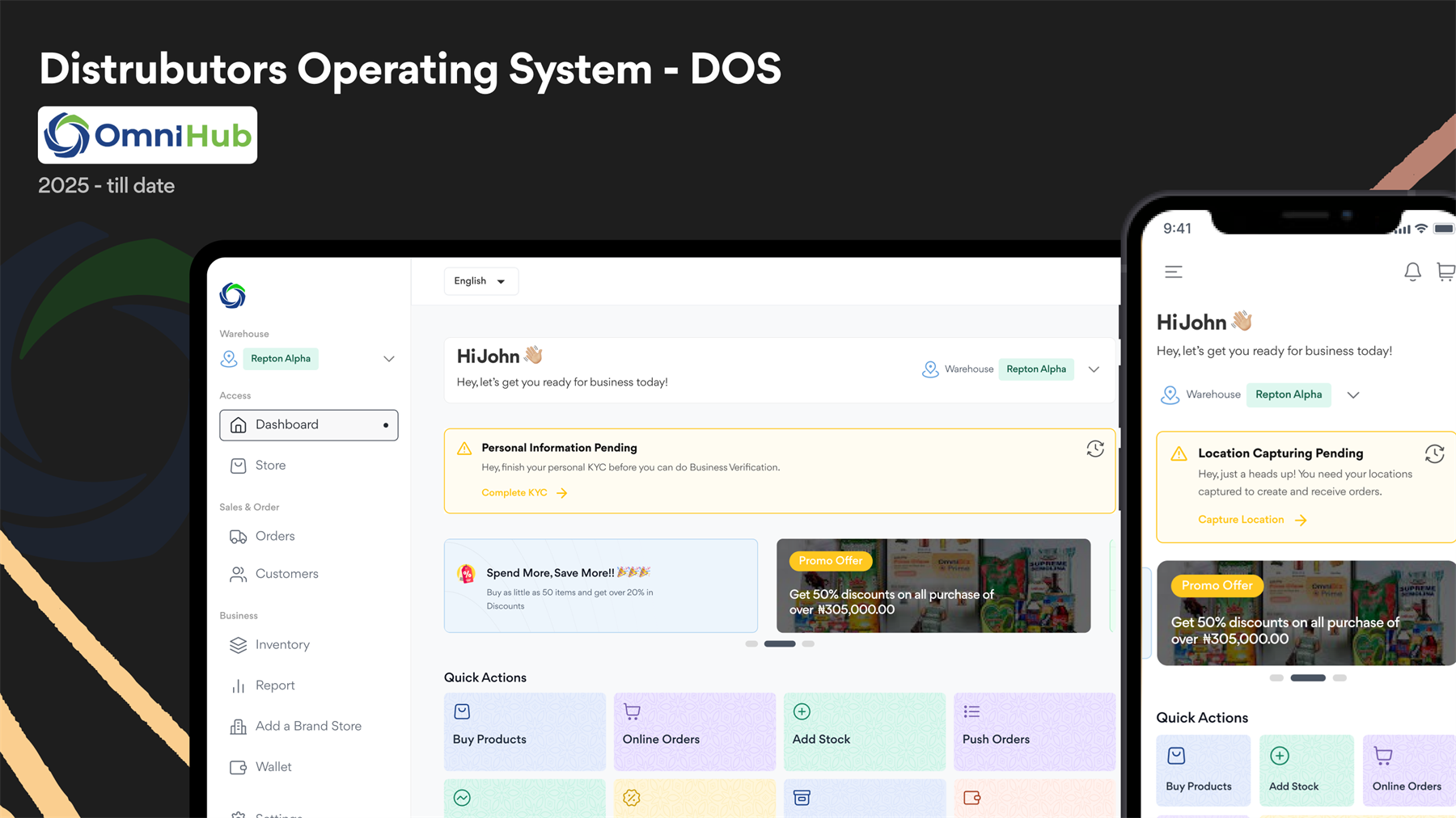Distributors Operating System, DOS (OmniHub)