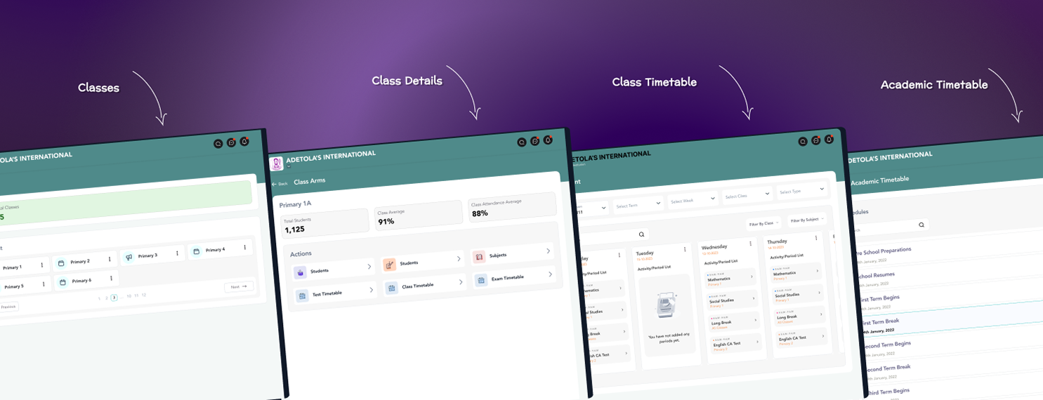 Teacher portal