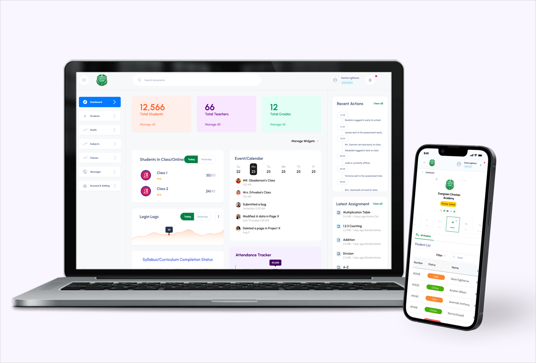 First version of the Teesas LMS