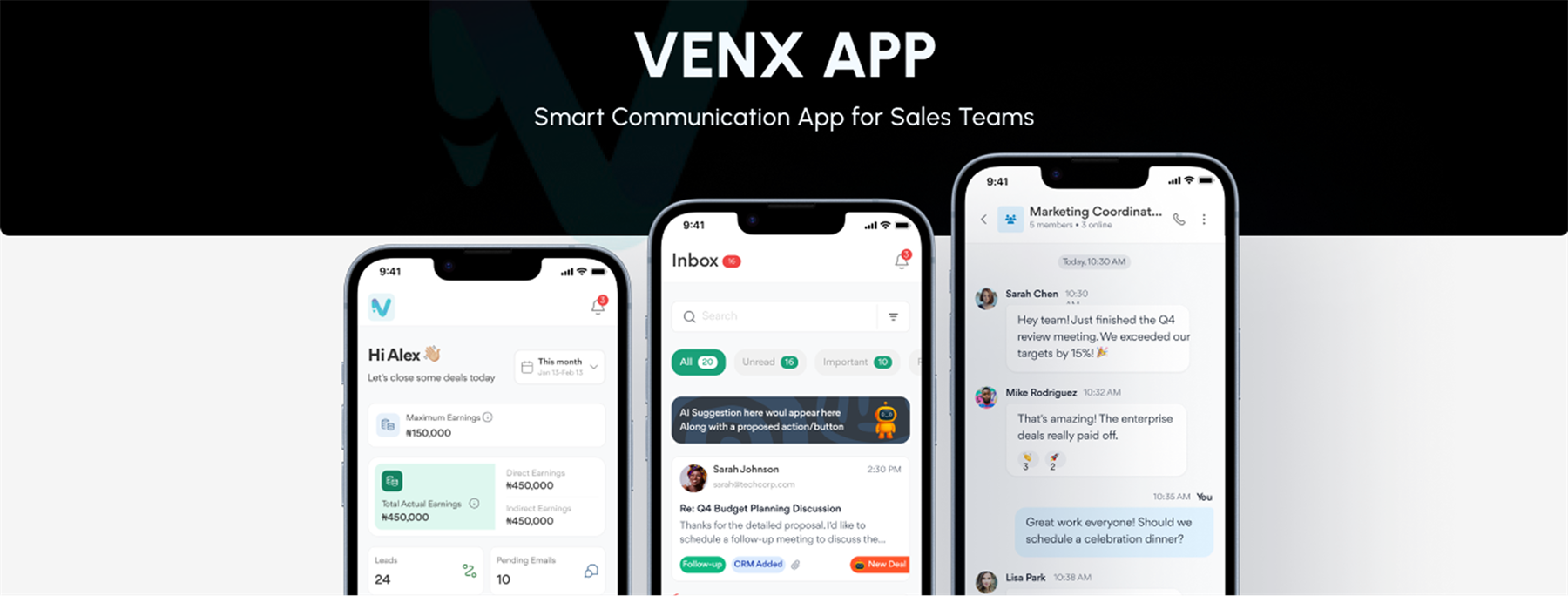VENX AI sales CRM cover